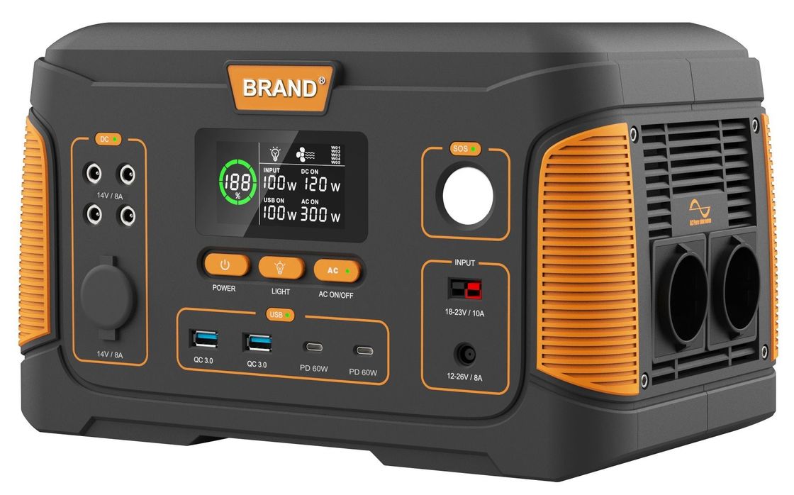 Home/ Outdoor/ Camping Przenośna elektrownia słoneczna USB 650W 22.2V 28.6ah