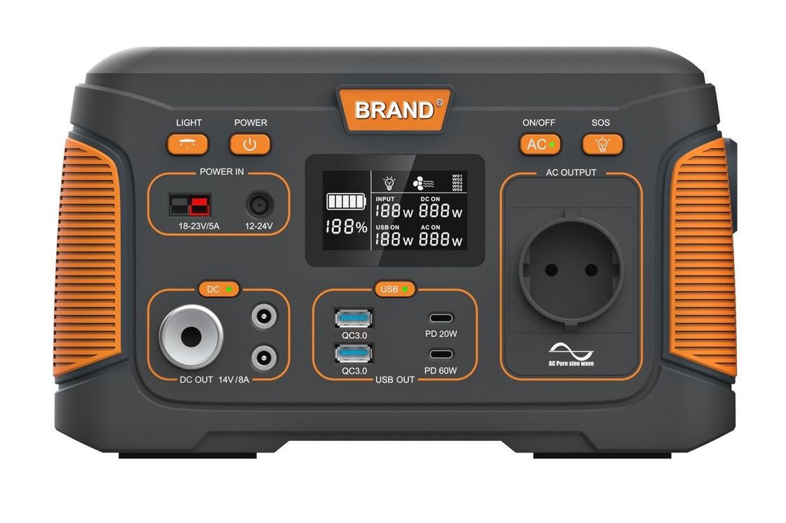 Kemping na zewnątrz 300W Generator słoneczny Przenośna Elektrownia 14,8V 20,8ah Elektrownia wielofunkcyjna