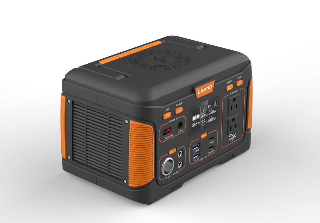 Kemping na zewnątrz 300W Generator słoneczny Przenośna Elektrownia 14,8V 20,8ah Elektrownia wielofunkcyjna