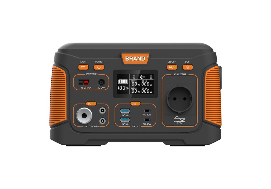 Kemping na zewnątrz 300W Generator słoneczny Przenośna Elektrownia 14,8V 20,8ah Elektrownia wielofunkcyjna