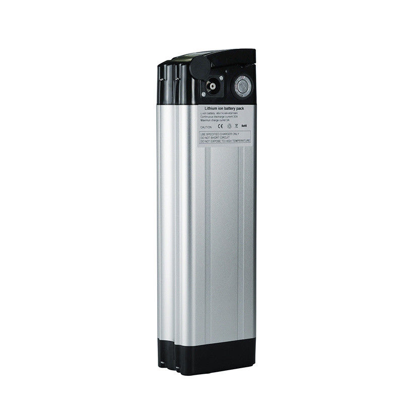 36V 13h 468 Wh Silver Fish Ebike Battery Top Discharge RCA Port ładowania