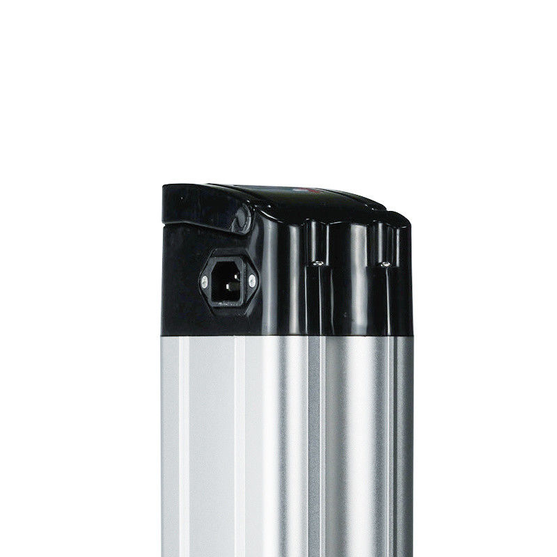 36V 13h 468 Wh Silver Fish Ebike Battery Top Discharge RCA Port ładowania