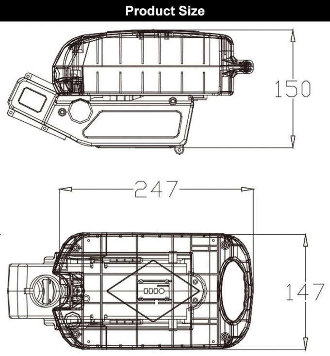 Ładowalna bateria Ebike Frog 36V 11,6ah 0